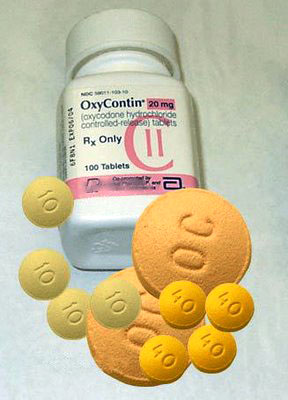 This is oxycontin, a notorious pain-killer known widely as 
