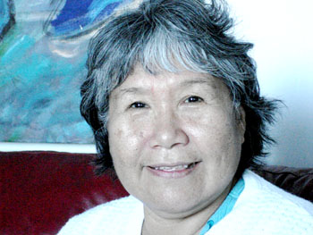 Roda Grey, a registered practical nurse and clinical supervisor at the Isuarsivik treatment centre in Kuujjuaq, recently qualified as Nunavik’s first advanced addictions counselor. (PHOTO BY JANE GEORGE)