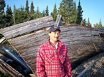 Independent investigations by the Sûrété du Québec homicide squad and a Quebec coroner will look into the death of Mike Shields (shown here this past August during a visit to Cape Hope Island), the manager of the Kuujjuaraapik airport, who died in a Montreal hospital Sept. 27 following a Sept. 14 suicide attempt in a jail cell at the Kativik Regional Police Force station in Kuujjuaraapik. (PHOTO HARVESTED FROM BEBO.COM)