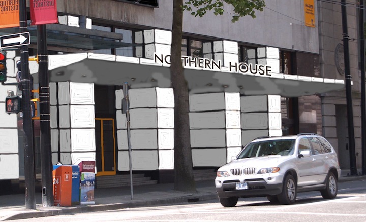 The Northern House, located at 602 West Hastings Street in downtown Vancouver, will give visitors  information about Nunavut art, business, sports and culture during the Olympic and paralympic games. (COURTESY OF THE GN)