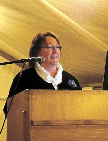 Sheila Watt-Cloutier, the former president of the Inuit Circumpolar Council, told a gathering in Copenhagen this week that any global plan on climate change should compensate indigenous people for damages caused by global warming. (PHOTO BY JANE GEORGE)