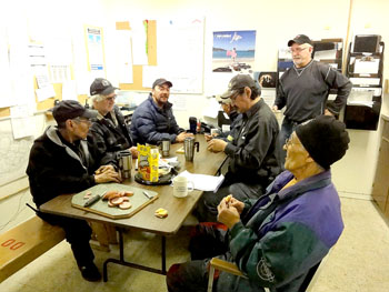 Workers at the Cambridge Bay Housing Association say they’ve been constantly replacing furnace fuel pumps over the past few months. (PHOTO BY JANE GEORGE)