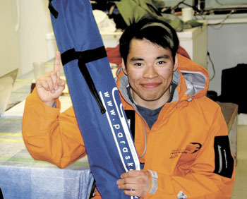 This year’s Arctic Wind Riders champion: Daniel Inuarak of Pond Inlet. (PHOTO COURTESY OF GUY LAFLAMME)