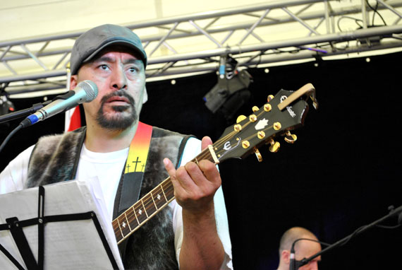 Sam Tutanuak of Rankin Inlet performs the song “Nunavut,” available on his recent CD, <I><p class=