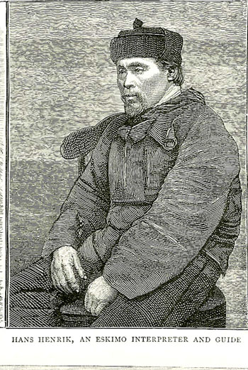Hans Hendrik of Greenland, a famous Inuit guide celebrated for helping to save the lives of those who survived the ill-fated Polaris expedition.