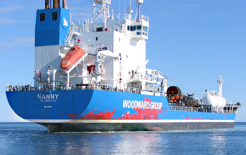 The Woodward tanker <i><p class=
