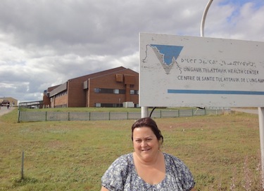 Why is Dr. Nathalie Boulanger, director of medicine for the Tulattavik hospital in Kuujjuaq, smiling? It’s because the 25-bed hospital is fully staffed with a team of doctors who live in the community— a situation that’s rare in northern hospitals and health care centres. (PHOTO BY JANE GEORGE)