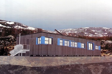 An artist’s rendering of what the Kuurujuaq park’s new head office and interpretation centre will look like when it’s finished. (IMAGE/NUNAVIK PARKS)