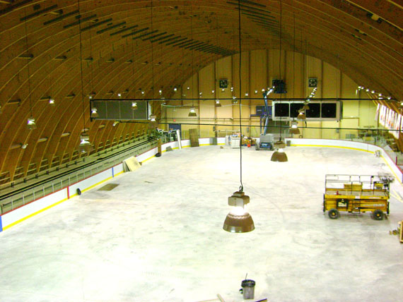 Eco-ice has been installed in arenas in 10 of the 14 communities in Nunavik, including Sikulik arena in Inukjuak. (PHOTO COURTESY OF BEAUDIN LEPROHON)