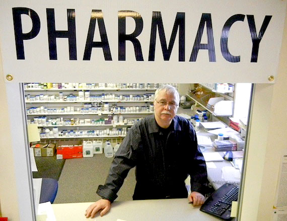 Brooke Fulmer, the pharmacist at Cambridge Bay’s Kitnuna pharmacy, worries this pharmacy won’t exist a year from now if the Government of Nunavut forges ahead with a plan to revamp and outsource pharmacy services in the territory. (PHOTO BY JANE GEORGE)