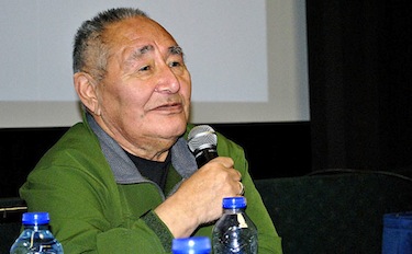 Elijah Erkloo of Pond Inlet, chair of the Inuit Uqausinginnik Taiguusiliuqtiit language authority, said the creation of standard terminology will be one of the biggest priorities of his group. (PHOTO BY JIM BELL)