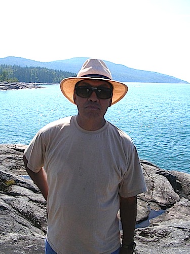 Filmmaker Jobie Weetaluktuk, a former residential school student, told the Truth and Reconciliation Commission hearing in Inukjuak about his memories of the time he spent boarding at a hostel so he could attend the Port Harrison federal day school. (PHOTO COURTESY OF J. WEETALUKTUK)