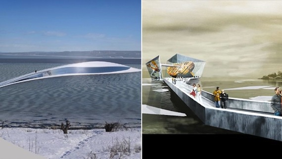 Here’s a look at the museum that some Norwegians hope to see built by 2012 in Asker for the Maud. (PHOTO/ MAUDRETURNSHOME.NO)