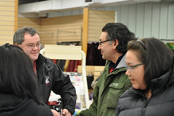 “We have a very good team going to Ottawa,” says newly-elected NDP member Romeo Saganash for Abitibi-James Bay-Nunavik-Eeyou. Saganash, pictured here in Kuujjjuaq last month, was one of 58 NDP candidates elected out of Quebec’s 75 ridings. (PHOTO BY SARAH ROGERS)