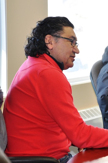 Romeo Saganash, Nunavik's new MP, shown here in a photo taken when he campaigned in Kuujjuaq last month, says he will meet with Inuit leaders in the near future. (PHOTO BY SARAH ROGERS)