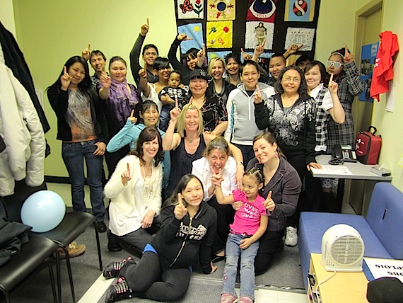 The Ivirtivik job and life skills centre, which serves Inuit in Montreal, celebrates the first anniversary of its official opening this week. But the centre, located at 4590 Verdun St. in Verdun, may be forced to shut down because there's been no word yet about whether the centre, started as a pilot project, can count on receiving any more money from Ottawa. (PHOTO COURTESY OF IVIRTIVIK)