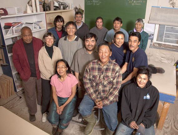 The artists of Rankin Inlet's Matchbox Gallery are celebrating the gallery's 25th anniversary with an exhibit at the Nunatta Sunakkutaangit museum in Iqaluit. The exhibit opens June 25 and runs until Sept. 11. (PHOTO BY MICHAEL NELSON)