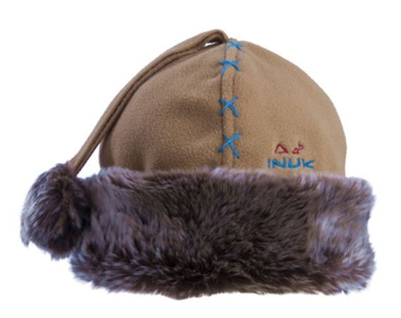 Inuk’s nassak or hat is a leather and fur creation, different from the traditional knitted nassaks popular across Nunavik. (PHOTO COURTESY OF ATTRACTION)