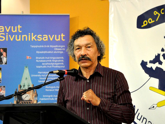 Former residential school student Jack Anawak, pictured here at Nunavut Sivuniksavut last spring, says former residential school students don't know enough about the compensation they're entitled to, such as the Indepent Assessment Process, which compensates students who suffered physical and sexual abuse. “I think people just need a nudge,