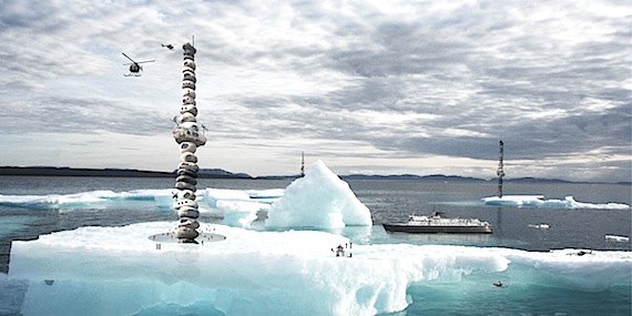 Inspired by a 2007 visit to Nunavut, Toronto architect Reza Aliabadi came up with a design for Arctic skyscrapers, which satisfy the human desire to escape gravity and have a good view. (IMAGE COURTESY OF R. ALIABADI)