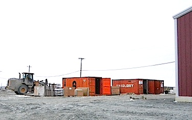While the appeal of the Kitimeot medevac contract has meant Adlair Aviation Ltd. has continued to offer medevac services to the Kitikmeot communities on a month-to- month basis from its two existing hangars at the Cambridge Bay airport, construction on new offices and facilities at the Cambridge Bay airport is underway. (PHOTO BY JANE GEORGE)