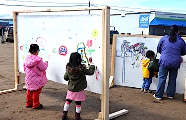 A new report called Inuit Child Welfare and Family Support says that services for Inuit children and their families are lagging behind the needs of the country's Inuit regions. The report, prepared by Ottawa-based Inuit Tuttarvingat, found that there are not enough culturally-relevant services for Inuit families and that has resulted in too many children being put into child protection. (PHOTO BY SARAH ROGERS)