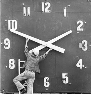 Don't forget to move your clocks back one hour on Saturday night. Daylight savings time ends at 2:00 a.m. Nov. 6.