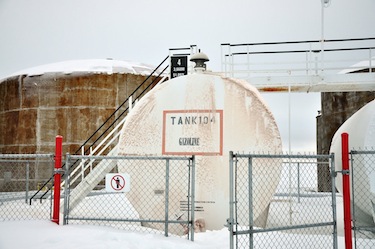 The RCMP continues to investigate how the valves on tank 104 were discovered to have been left open the morning of Oct. 28. (PHOTO COURTESY OF RON ELLIOTT)