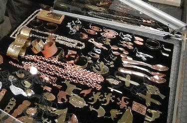 Here's a close-up look at some of the jewellery Inuksuk students sold Dec. 3 at the annual Christmas bazaar held at the school. (PHOTO BY JANE GEORGE)