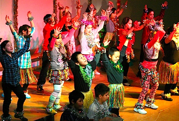 Students from Jaanimmarik and Pitakallak schools in Kuujjuaq helped warm up the community for the holidays when they put on a Christmas concert Dec.14. Holiday events continue in the Nunavik community through until the New Year. (FILE PHOTO)