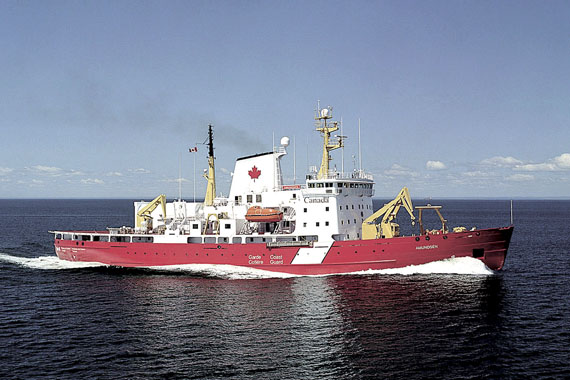 The cancellation of the 2012 Amundsen expedition comes just months after ArcticNet researchers won a $67.3-million infusion from the federal government to step up northern research.(FILE PHOTO)