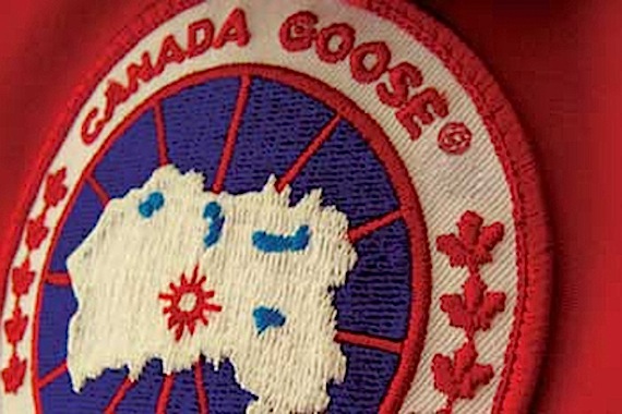 If you own a Canada Goose parka, do you see its Canada Goose Arctic Program logo on the sleeve? That distinctive patch shows the North Pole, with longitude and latitude lines