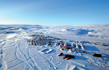 Baffinland’s Mary River camp can house about 350 workers — but if the huge iron mine project moves ahead, a lot of new infrastructure, including several camps, mines, a port and railway will be built. The proposed mine is now moving into the final hearing stage. (FILE PHOTO)