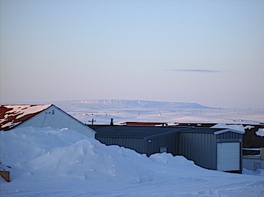 Search teams and aircraft have been looking for Johnny Kaosoni of Cambridge Bay who failed to return home six days ago from a cabin on the mainland. (PHOTO BY JANE GEORGE)