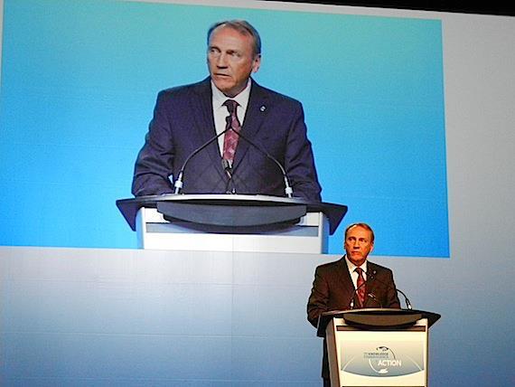 Aboriginal Affairs and Northern Development Minister John Duncan reaffirms his government's commitment to the Canadian High Arctic Research Station in Cambridge Bay during his speech to the April 23 official opening of the International Polar Year conference in Montreal. Duncan also said that Canada plans to strengthen the Arctic Council when it assumes the chair of the circumpolar body in 2013. Duncan also said the 