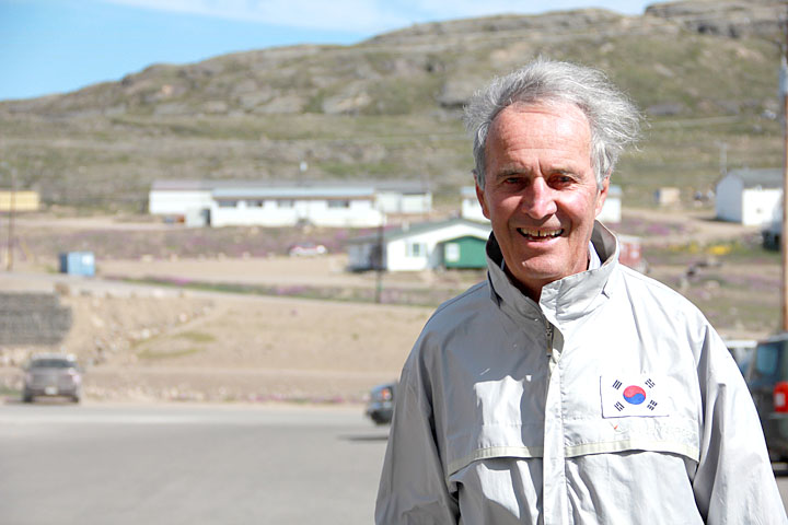 The former Frobisher Bay postmaster, Joseph Maingot, 81, returned to Iqaluit this past week to see how the community has changed over the past 56 years. (PHOTO BY SAMANTHA DAWSON) 