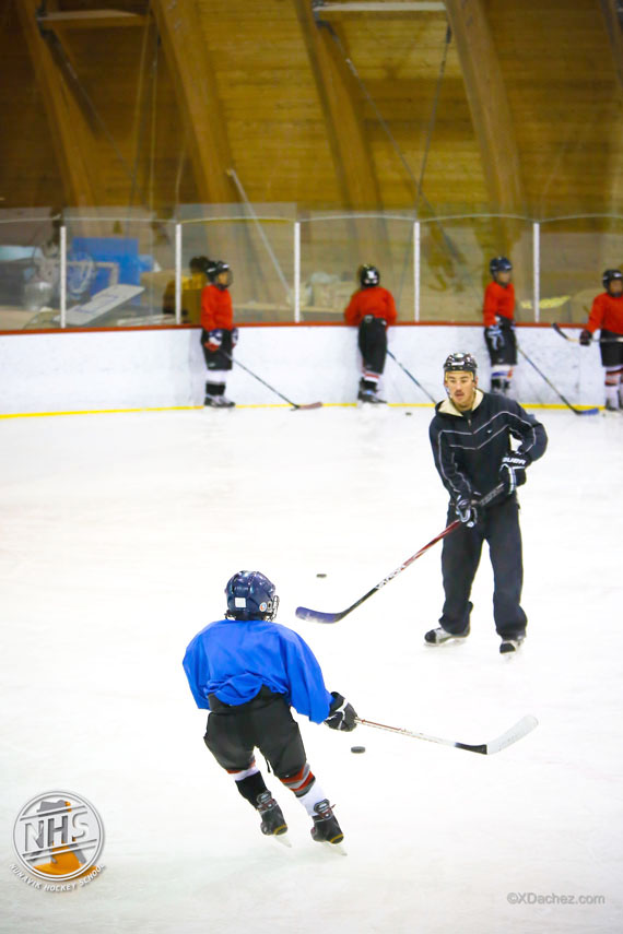 The Nunavik hockey program stresses education and healthy living. To stay in it, young people must stay in school. (PHOTO COURTESY OF XAVIER DACHEZ)