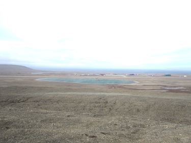 The crash site of First Air flight 6560 in Resolute Bay as it looked Aug. 20, 2012, a year after the jet slammed into the hill, killing 12 and injuring three. (PHOTO COURTESY OF N. KHERAJ)