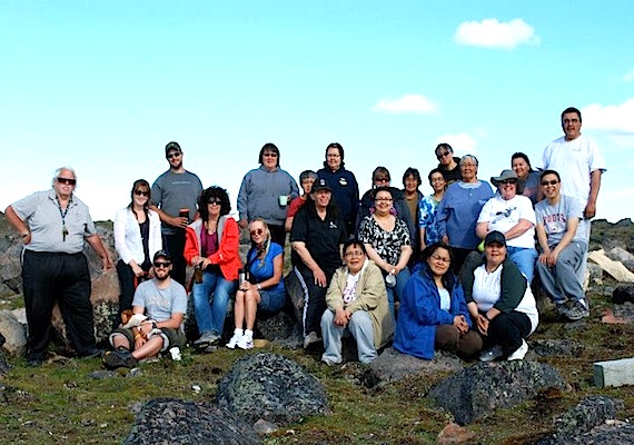 The staff of Netsilik School in Taloyoak poses for a back-to-school photo during a staff day held before school started Aug. 7. “Kids are always excited to be back,” says principal Gina Pizzo, adding that they’ve been asking her for a couple of weeks now when school would be starting. Read more about the start-up of the school year in western Nunavut on Nunatsiaqonline.ca. (PHOTO COURTESY OF G. PIZZO)
