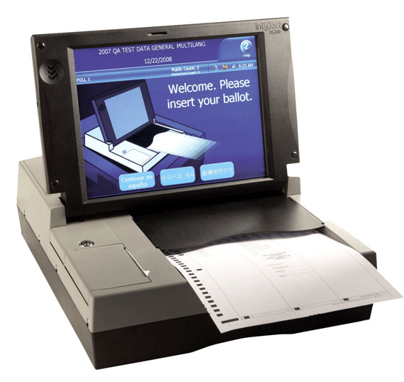 On Oct. 15, Iqaluit voters will see their ballots counted by this vote tabulation machine. Instead of drawing X marks beside the names of their preferred candidates, voters will use a pen to fill small circles. It's the first time such technology has been used in Nunavut.