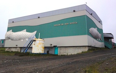 Kugluktuk's high school has recently been the focus of numerous break-ins by youth. (FILE PHOTO)