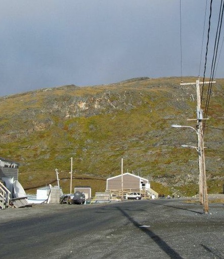 This photo shows where the rock faces are located in Salluit. (PHOTO BY LUCASSIE UITANGIE USUITUAYUK)