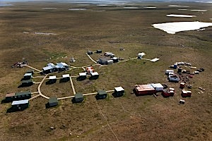 The Kiggavik uranium project, 80 km west of Baker Lake, is operated by Areva Resources Canada Inc. in joint venture with JCU Exploration (Canada) Co. Ltd and Daewoo Corp. Kiggavik includes several uranium deposits that have been identified at both the Kiggavik site and the Sissons site, 20 km southwest of Kiggavik. (FILE PHOTO)