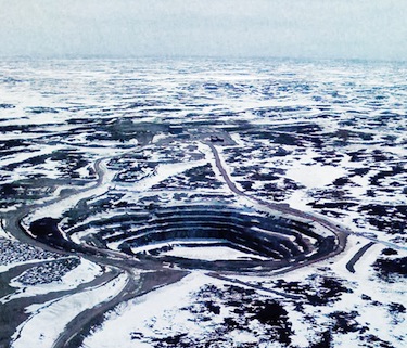 A year ago the future looked bright for Nunavut's Jericho diamond mine, which had last operated from 2006 to 2008. But now Shear Diamonds Ltd., which bought the mothballed mine in 2010, faces the loss of key staff and directors as well as financial problems. (FILE PHOTO)