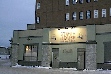 At the Storehouse Bar and Grill in Iqaluit, manager Steve Sullivan thinks the NHL lockout is a “hard pill to swallow” and welcomes an end to the dispute. (PHOTO BY DAVID MURPHY)