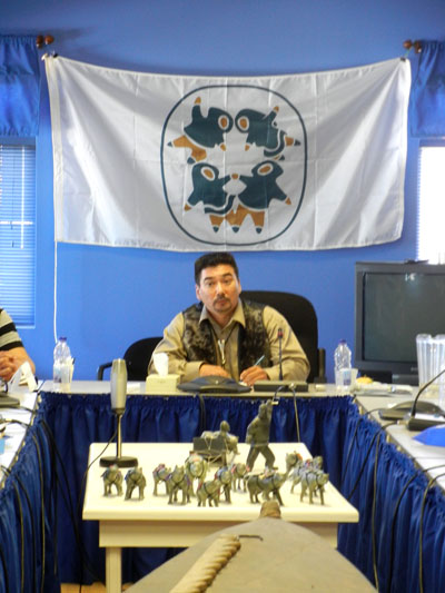 Terry Audla, president of Inuit Tapiriit Kanatami, at an ITK meeting held in 2012. On Jan. 28, his organization released a document and accompanying video that the organization calls a