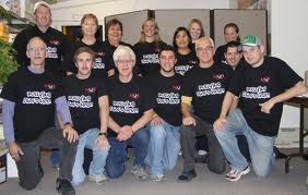 Guidance counsellor Harold Peach (front row, third from left) poses with other educators during bullying prevention training that took place in Rankin Inlet last fall. (PHOTO COURTESY CANADIAN RED CROSS)