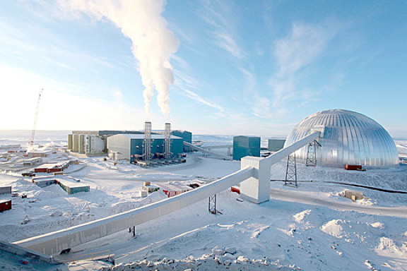 Agnico-Eagle's Meadowbank gold mine near Baker Lake is back on track, the company's president and chief executive officer, Sean Boyd, said Feb. 14. (FILE PHOTO)