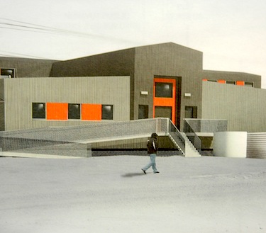 An artist's depiction of how the new 