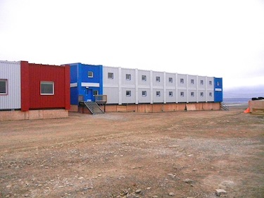 The Polar Continental Shelf Program's residence was expanded, but now the military says the project to turn it into an Arctic training centre won't proceed. (PHOTO BY JANE GEORGE)